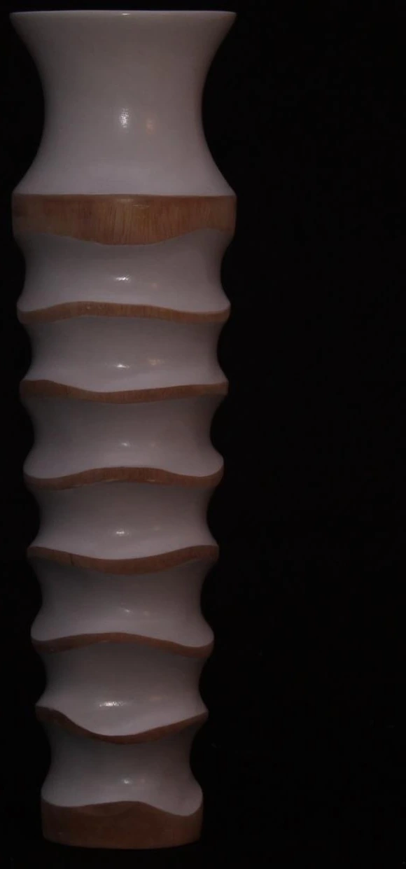 Wooden Vase Tower Shape 4x14